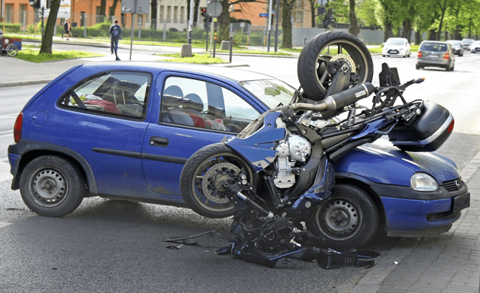Что делать, если вы попали в аварию на мотоцикле